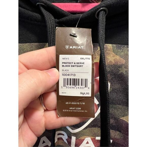 Ariat Protect & Serve Block Sweatshirt Mens Size XXL NEW - Picture 7 of 9